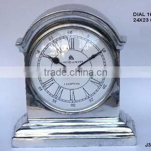Round Table Bird House Style Rectangular Base in Mirror Polish Finish and Also Available in Nickel Plating thumbnail-1