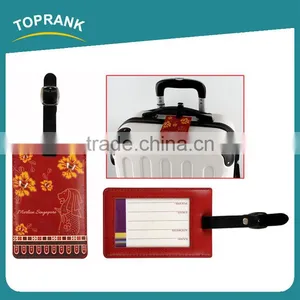 Toprank Customzide Your Own Design Brand PVC Luggage Tag Blank Hang Name Tag Baggage Travel Luggage Tag thumbnail-1