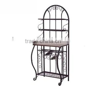 Kitchen Storage Rack Shelf Bar Bottle Holder thumbnail-1