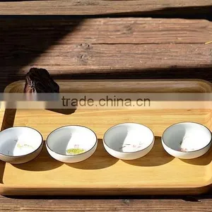 Antique Wooden Serving Trays for Food Fruit or Tea Set thumbnail-1