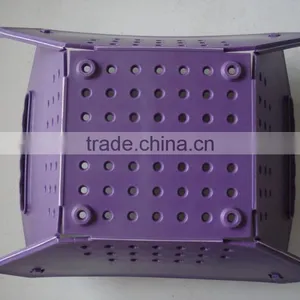 Plastic Folding Vegetable Colander With Handle thumbnail-6