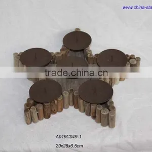 Wooden Candlestick thumbnail-1