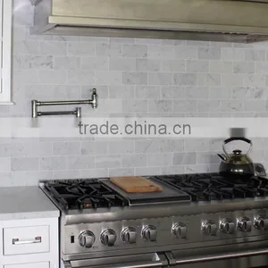 Best Selling Interior Decoration Natural Stone White Marble Wall Tile Price thumbnail-2