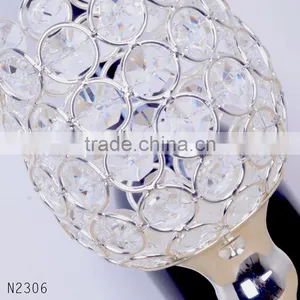 New Type Metal Plated Candle Holder With Crystal for Home Part Decorative Candlestick Stand Free Shipping thumbnail-4