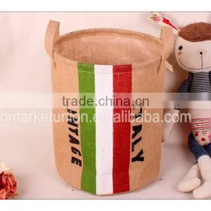 Any Country National Flag Jute Material Sundries Storage Basket thumbnail-5