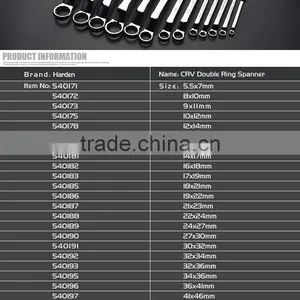 Watch Repair Tool 16 Pieces Ring Spanners Crv Hardened Spanner Ring thumbnail-2