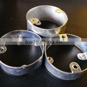 Gold Galvanized Electrical Male or Female Brass Bush (short) With Lock Nut thumbnail-3
