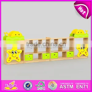 Best Design Nursery School Combination Cartoon Wooden Kids Toy Organization W08C201 thumbnail-5