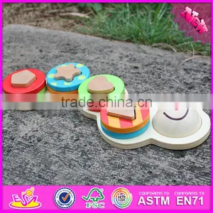 2016 New Design Educational Wooden Stacking Toys for Babies W13D128 thumbnail-4