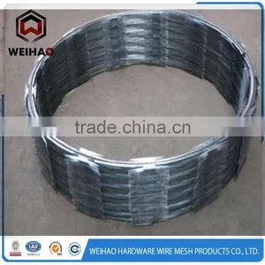 Low Carbon Steel High Quality Razor Barbed Wire thumbnail-1