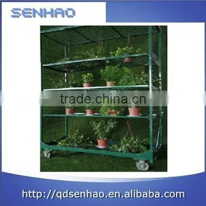 Garden Tools Green Mesh Rolling Display Cart thumbnail-2
