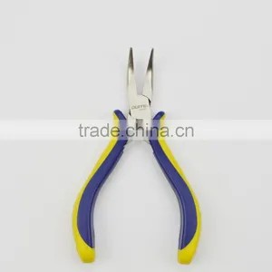 Mini Angle Jaw Tongs Bent Nose Pliers thumbnail-2
