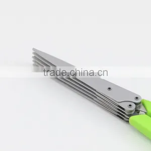 Multipurpose Kitchen Utensil Five Blades Scissors Culinary Herb Shears thumbnail-4