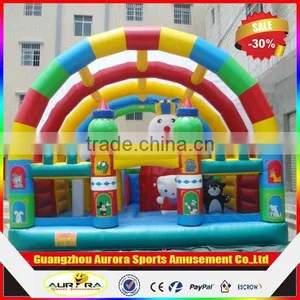 Funny and Popular Inflatable Amusement Park for Kids Play thumbnail-1