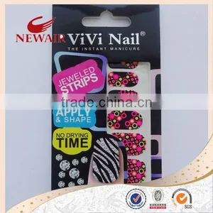 Vivi Neon Nail Art Decal Sticker Patch Nail Strip Nail Wrap thumbnail-1