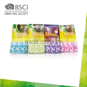 Good Absorbent Microfiber Cloth Colored Disposable Nonwoven Cotton Washing Cloths thumbnail-5