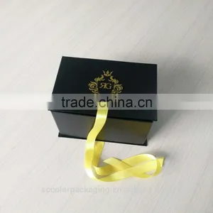 Wholesale Paper Luxury High Quality Ribbon Magnet Folding Boxes thumbnail-1