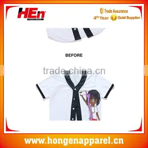 Custom Make Full Sublimation Printing Baseball Jerseys thumbnail-5
