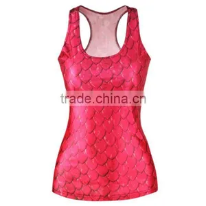 Newest Design Unisex Custom Sublimation Running Top thumbnail-1