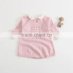 Sweet Toddler Girl Boutique Outfits Crochet Patterns Baby Romper thumbnail-6