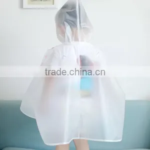 Cheap Promotional Clear and Transparent Pvc Rain Coat for Women thumbnail-1