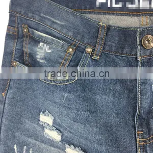 Men New Fashion Stock Ripped Straight Fancy Jeans thumbnail-4