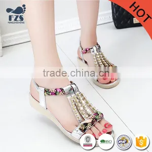 2017 New Summer Hot Sale Breathable Rhinestone Sandals for Women's Shoes HFRX1410 thumbnail-2