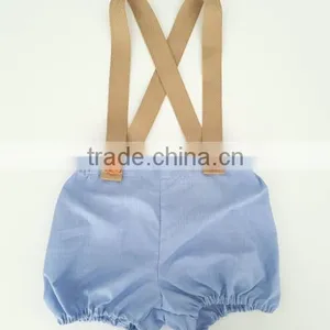 Suspender Shorts Baby Clothes Plain Color Apparel Kids Clothing Wholesale thumbnail-1