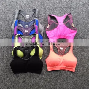 Zm10726a Women Yoga Wear Quick-drying Vest Wireless Yoga Bra Fitness Sports Bra thumbnail-2