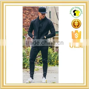 Cheap Custom Hoodie Tracksuit Slim Fit Plain Tracksuit thumbnail-1