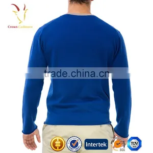 Handsome Mens Woolen Cheap Cashmere Thick Sweater thumbnail-3