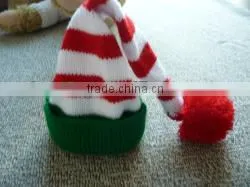 Gift Knitted Hat X'mas Festival Knitted Hat Christmas Decoration Knitted Hat thumbnail-1