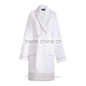 Unisex Cotton Waffle Custom Bathrobe Made in China thumbnail-2