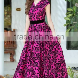Z&M Floral Beach Dress Summer Beach Dress Beach Party Wear Dress thumbnail-1