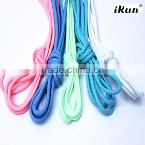 Luminous Shoe Laces For Night Outdoor Exercise Sports~Shiny Round Shoelaces for Running Hinking In The Night~Accept Custom thumbnail-1