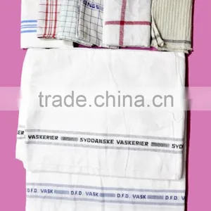 100% Cotton Double Side Brushed Flannel Sheet With Blue and Black Logo Print(WhiteBleached) thumbnail-1