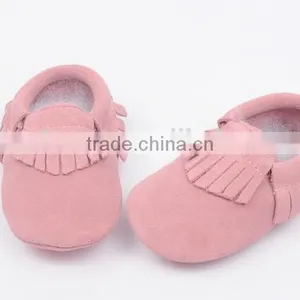 High Quality Suede Leather Moccains for Baby, Prewalk Leather Moccains thumbnail-2