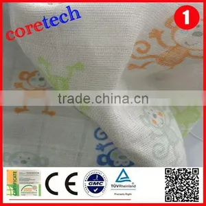 Breathable Natural Cotton Printed Muslin Fabric Factory thumbnail-3