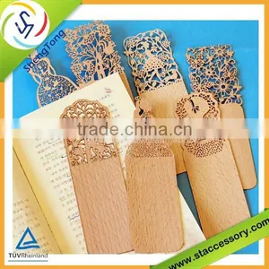 New Style and Cute Wooden Bookmark Metal Bookmark Hot Selling With Many Different Material thumbnail-2