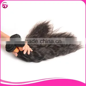 Full Cuticle One Donor Fast Delivery Unprocessed Black Long Human Hair Angels Hair Weave thumbnail-5