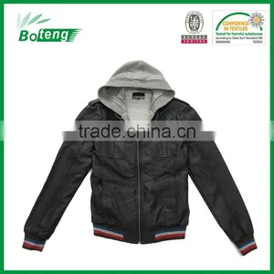 Man Fashion Winter Leather Jacket Coat thumbnail-1