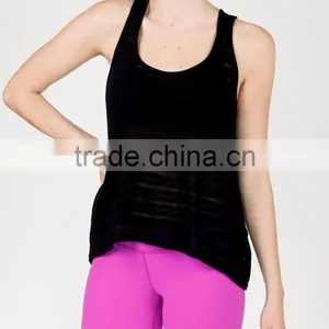 Dry Fit Ladies Tank Top, High Quality Loose Singlets , Running Tops thumbnail-2