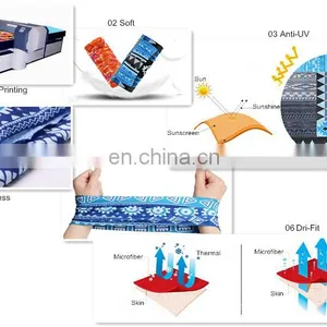 High Anti-uv Sport Neck Scarf Bandana Cycling thumbnail-3