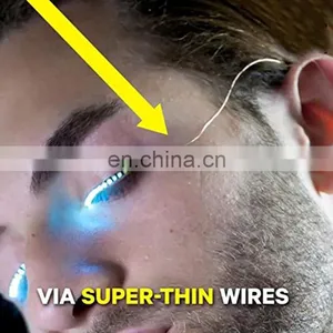 2017 Newest Led Eye Lashes Shining Charming LED Lashes for Halloween Christmas Party thumbnail-2