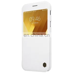Nillkin Qin Series With Caller ID Window PU Leather + Hard PC Case for Samsung Galaxy A7 thumbnail-5