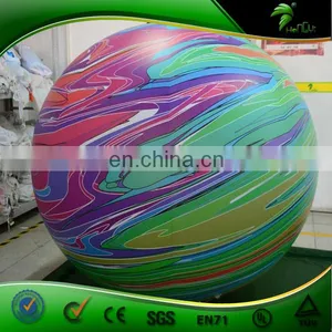 Full UV Printing Inflatable Advertising Balloon , PVC Gaint Inflatable Colorful Helium Sky Sphere Balloon for Event thumbnail-3