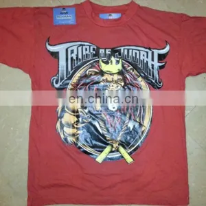 Red T Shirt in 100 % Cotton thumbnail-1