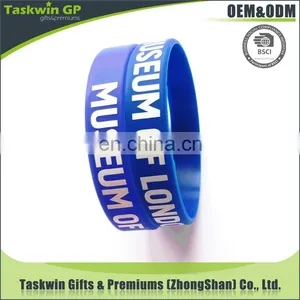 High Quality Arts and Crafts Rubber Gift Silicone Bracelet/silicone Wristband for Promotional Gift thumbnail-3