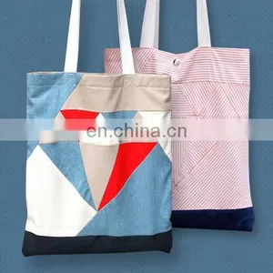 Wholesale Recyclable Cotton Shopping Bag/Fashion Reusable Eco-friendly Cheap Cotton Tote Bag thumbnail-4