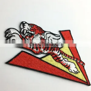 Factory Price Custom Polyester Sequin Embroidered Woven Patch for Hat ,clothings or Gift thumbnail-1